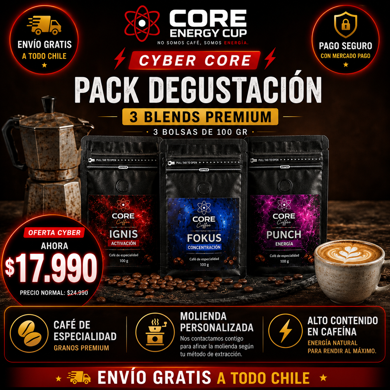 PACK DEGUSTACIÓN CORE