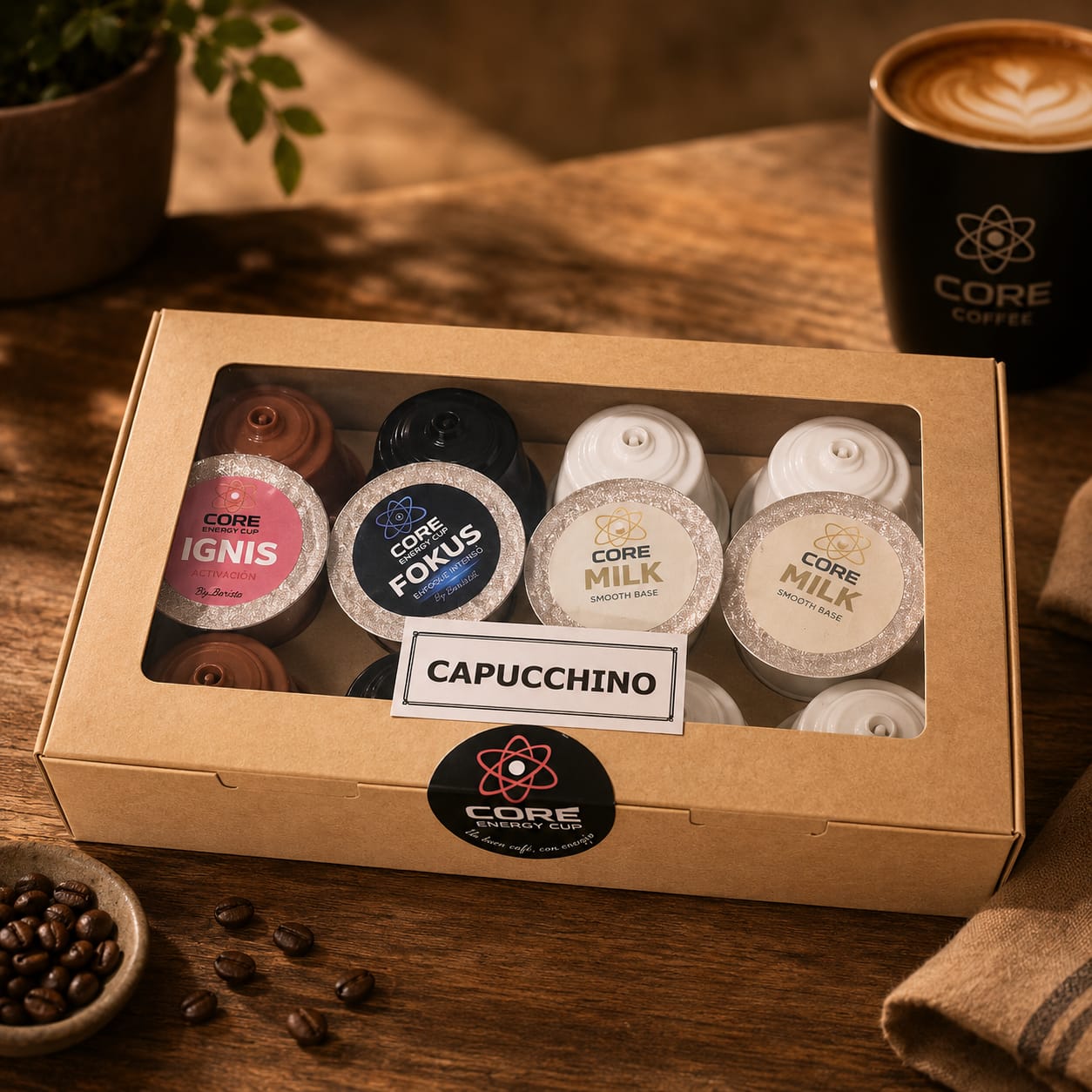 CAPUCCHINO CREMA                     (12 cápsulas 6 tazas)