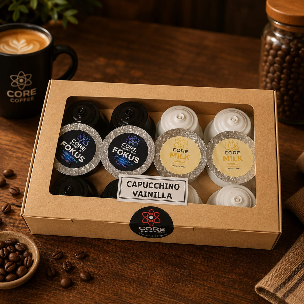 CAPUCCHINO VAINILLA (12 Cápsulas 6 Tazas)